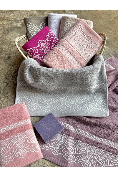 SHUMİNA 8-Piece 100% COTTON DAY/DOWERY/GIFT SOFT Kitchen Towel (30x50 cm)