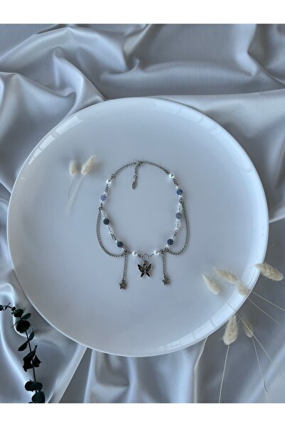 Lullaby Florit Aesthetic Soft Vibes Vintage Fairycore Y2k Goth Tasarım Hediyelik Kolye