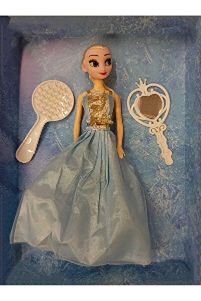 Efe Frozen Karakterli Oyuncak Bebek Seti - Tarak ve Ayna Aksesuarlı