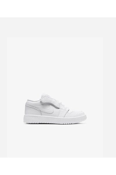 Nike Jordan Air 1 Low (Ps) Bağcıksız Beyaz Çocuk Sneaker Ayakkabı