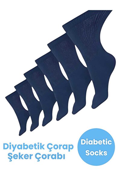 Tezzgelsin Unisex 6-paket Pamuk dijabetičkih čarapa, čarape u obliku slatkiša...