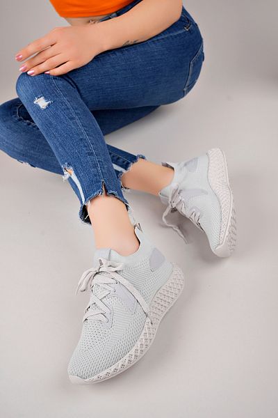 McDark Tricotaje Gri Unisex Tricotate Adidași Pantofi Sport