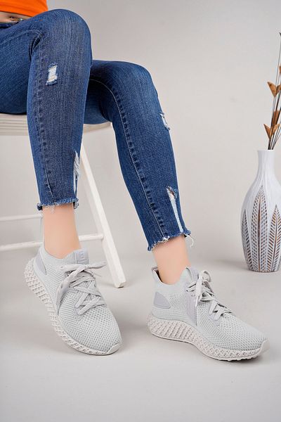 McDark Tricotaje Gri Unisex Tricotate Adidași Pantofi Sport
