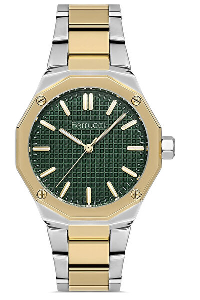 Ferrucci Women's Stainless Steel Wristwatch Steel Case Steel Cord Premium Model