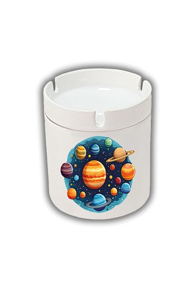 lili hediyelik Τασάκι με τυπωμένο τασάκι Planets