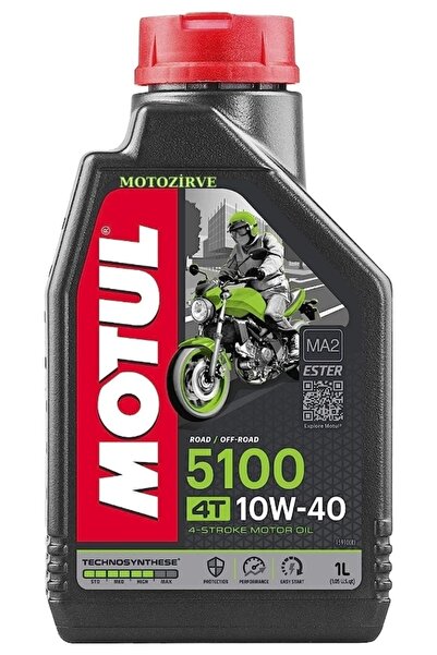 Motul Motor Yağı 10W40 4T Motul 5100 1 Litre