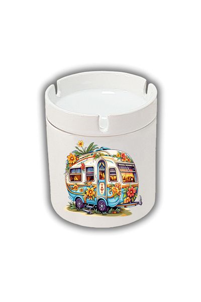 lili hediyelik Τασάκι με στάμπα Floral Caravan