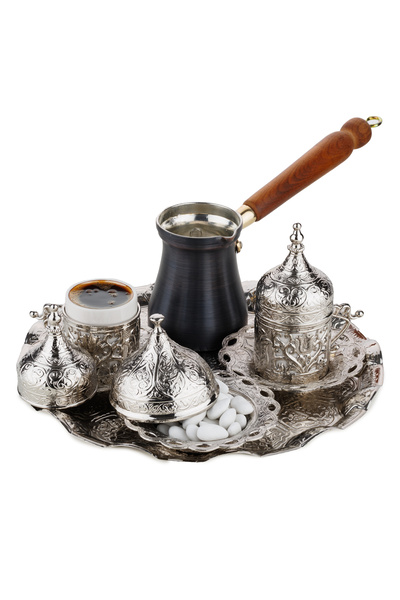 Demmex Türk Kahvesi Espresso Fincan Seti 2li Kahve Damat Sunum Seti Nişan Kız...
