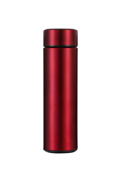 SEDEF SİLVER 450 mL Steel Thermos with Graded Lid - Office, Camping, Student, Small Thermos Cup