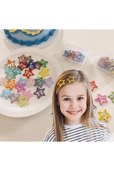 Açıkmeşe Ev Yaşam Ürünleri Cataramă laterală cu stea colorată pentru fete, 5 ...