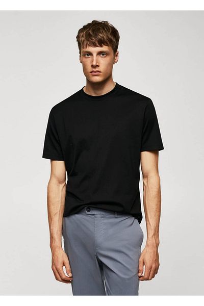 MANGO Man Mercerizovaná košile Regular Fit