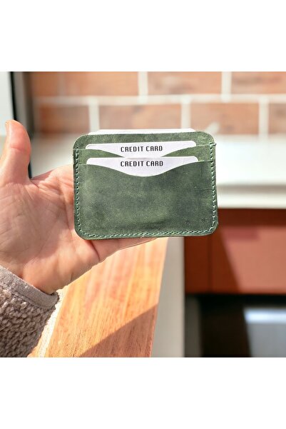 MESACRAFT Unisex Süper Slim Deri Ince Model Kredi Kartı & Kartvizitlik Hakiki...