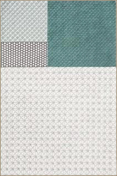Rugs Modern Halı Geometric Patterned Modern Decorative Carpet 4453