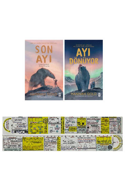 Genç Timaş Son Ayı + Ayı Dönüyor 2 Kitap Set Hannah Gold + Matematik Öğreten ...