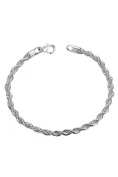 Bijustore Twist Chain Steel Men's Bracelet