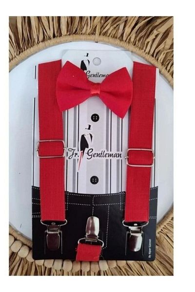 N&D Suspender Bow Tie Set 1-6 Years