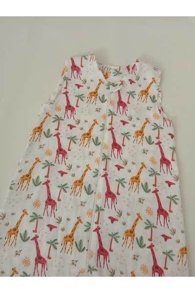 Wenaris 24-27 Degree Sleeveless Muslin Sleeping Bag - 100% Organic Cotton