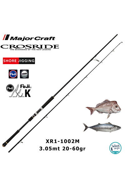 MAJOR CRAFT Crosride XR1-1002M 3.05mt 20-60gr (2P) Shore Jigging Kamış