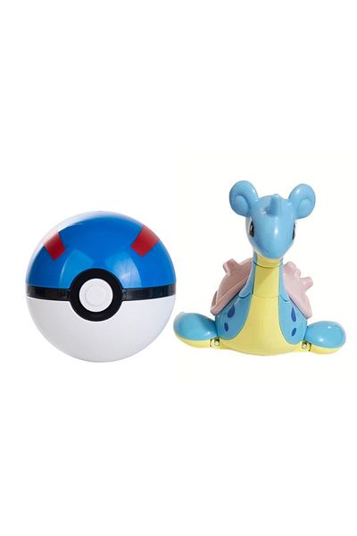 ThreeMB Toys Pokemon Original Licensed Elf Ball Lapras - Without Box