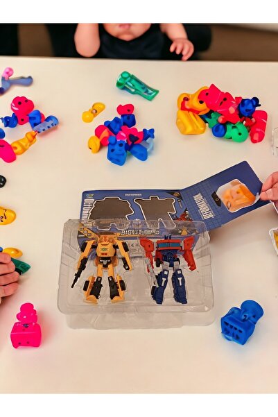 Neta toys 2 li Dönüşebilen Robot Sokak Savaşçıları