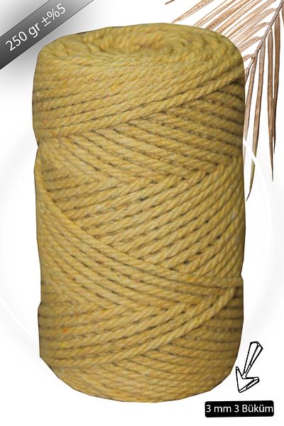 Bevella Macrame Cord 250 gr 1stClass Quality 3 Twist Macrame String