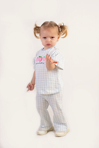 Harika KIDS Kız Bebek İspanol Paça Alt-Üst Takım