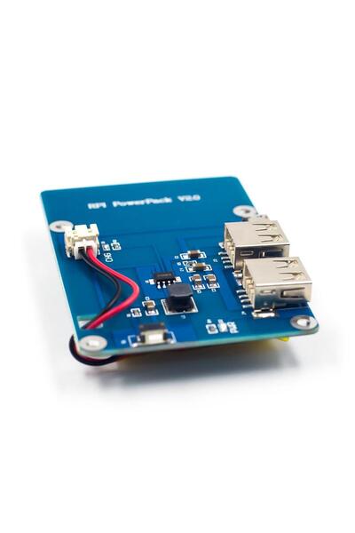 Raspberry Pi 3 Güç Kaynağı Modülü (LCD EKRAN IÇİN ÇİFT USB'Lİ)