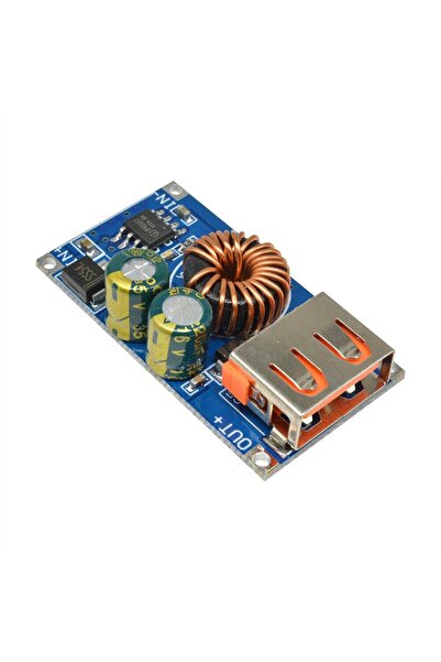 TLS Robotik Dc 6-32v Usb Buck Dönüştürücü Qc2.0 Qc3.0 Hızlı Şarj Güç Modülü