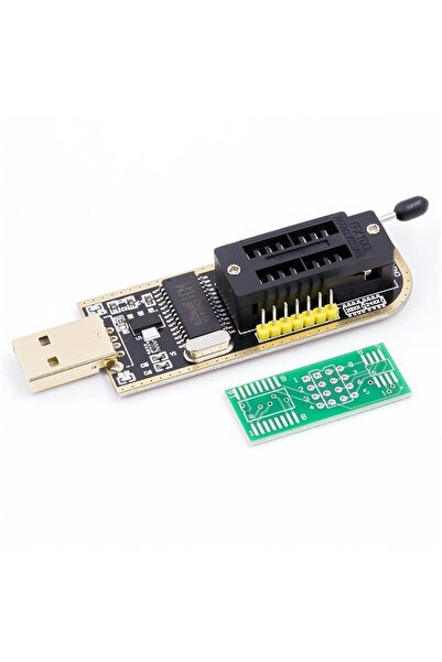 TLS Robotik CH341A 24 25 Serisi BIOS USB Programcı Modülü ve 93CXX / 25CXX / 24CXX için SOIC8 SOP8 Test Klipsi
