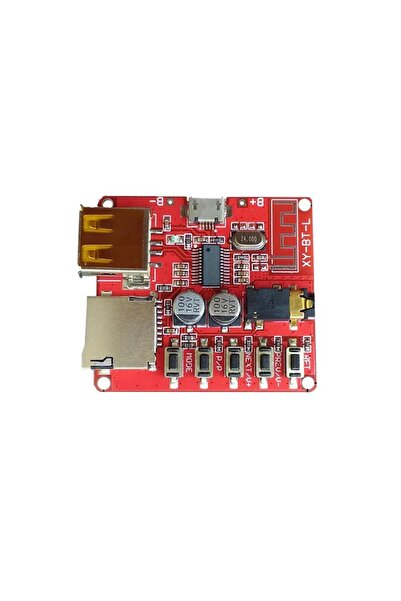 TLS Robotik Bluetooth MP3 Modülü (SD Kart Girişi, USB 2.0)