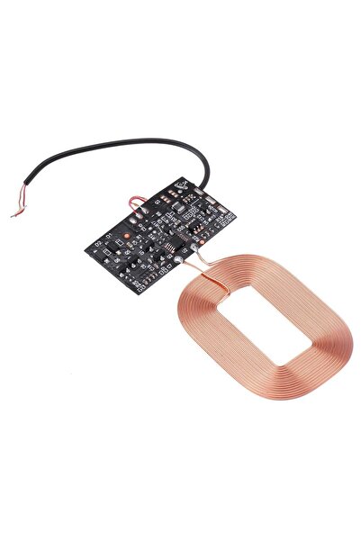 TLS Robotik 5V 1A Standart Kablosuz Hızlı Şarj Cihazı Şarj Bobini Alıcı Modülü