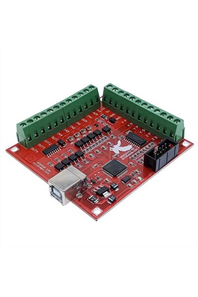TLS Robotik 4 Eksen USB MACH3 100 Khz CNC Step Motor Sürücü Kartı
