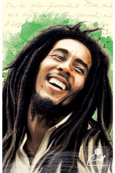 Aylak Adam Hobi Bob Marley - Soft Cover Notebook