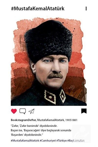 Aylak Adam Hobi أتاتورك بقلوب - دفتر ملاحظات على الكتب