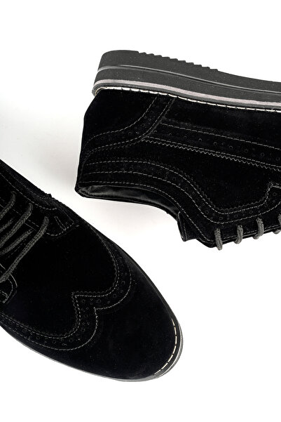 Freemax Ανδρικά παπούτσια Oxford Ανδρικά παπούτσια Oxford Freemax.1118 NUBUCK BLACK