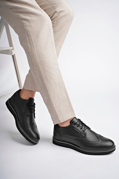 Freemax Oxford Men's Shoes Oxford Male Shoes Freemax.1118 Black Skin