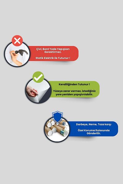 Pi Papers خريطة تركيا الملونة، الخريطة السياسية التركية، ثابتة، خريطة ورقية سحرية ذكية غير لاصقة