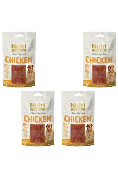 Nutri Canin Chicken Snack Köpek Ödülü 80 Gr x 4 Adet