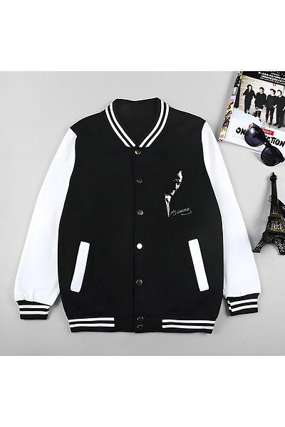 Edizen Atatürk τυπωμένο 100. Έτος Special Series Premium Oversize College Jacket - 100% βαμβάκι
