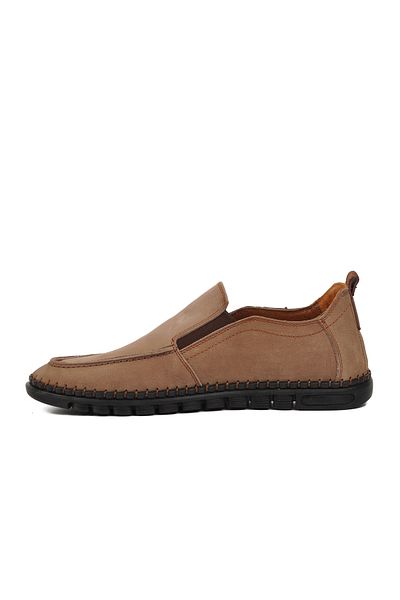 AYAKMOD Ανδρικά casual παπούτσια D2024 Sand Nubuck από γνήσιο δέρμα