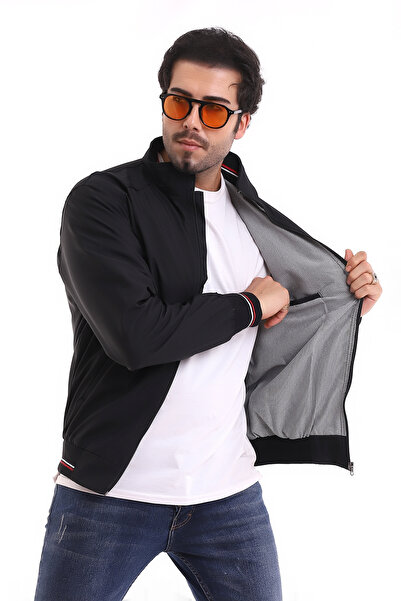 B.HE.Z Сезонно мъжко яке с подплата и вътрешен джоб със стояща яка