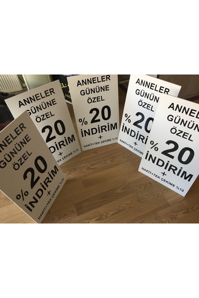 Pleksiglas Ürünleri Anneler gününe özel indirim (5mm dekota karton ayaklı)