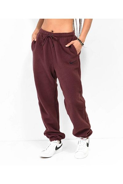 Burgundy nike sweatsuit womens store