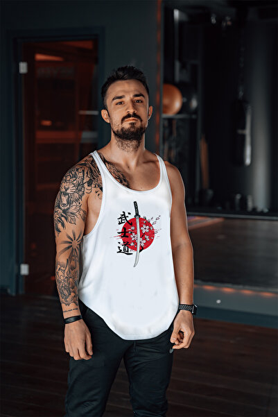 Freeyez Japoneză Sword Gym Fitness Tank Top Sportiv