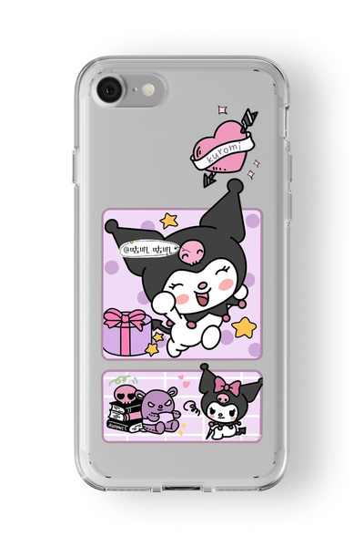 Multitronic Iphone 6 Ve 6s Uyumlu Kuromi Tasarım Baskılı Şeffaf Kılıf