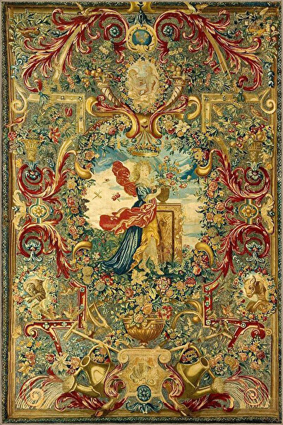 Rugs Modern Halı Modern Sarı Tonlarda Kadın Dokuma Taban Halı 4415