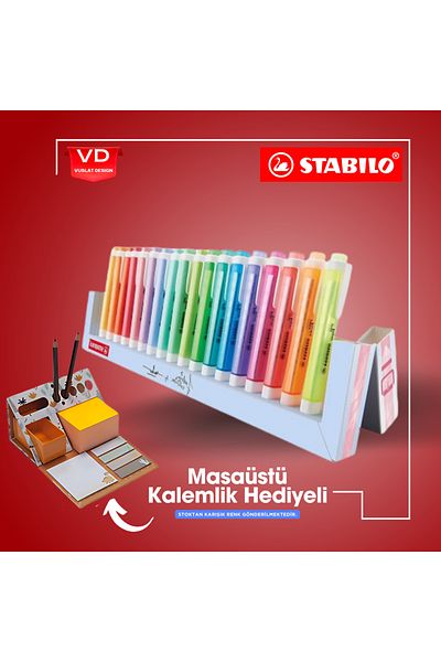 Stabilo Swing Cool Highlighter Pen Set 18 Pieces Pointing Pen Set 18 Pieces Desk Set