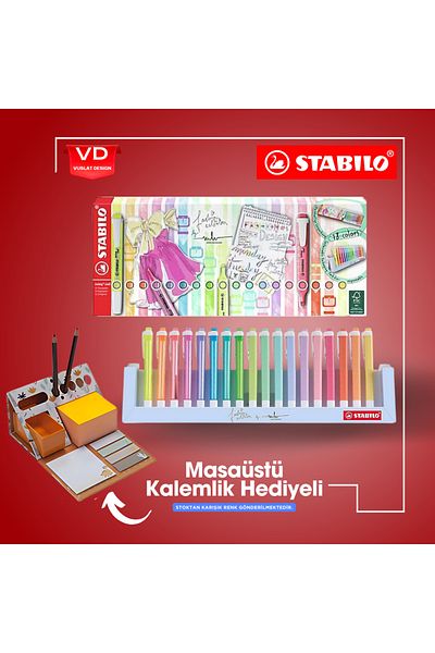 Stabilo Swing Cool Highlighter Pen Set 18 Pieces Pointing Pen Set 18 Pieces Desk Set