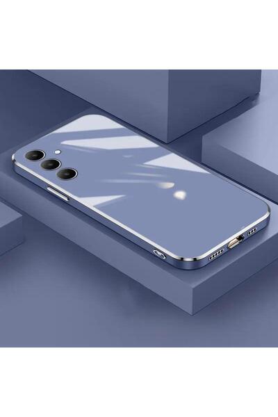 Rivor Samsung Galaxy M34 5G Uyumlu Kılıf Parlak Kenarlı Altın İşleme Kamera K...