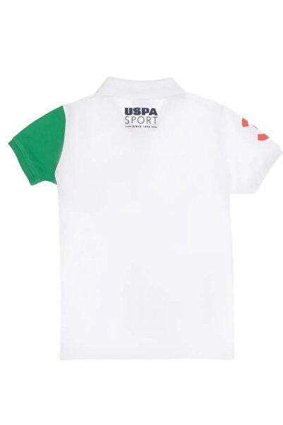 U.S. Polo Assn. Λευκό μπλουζάκι πόλο για αγόρι
